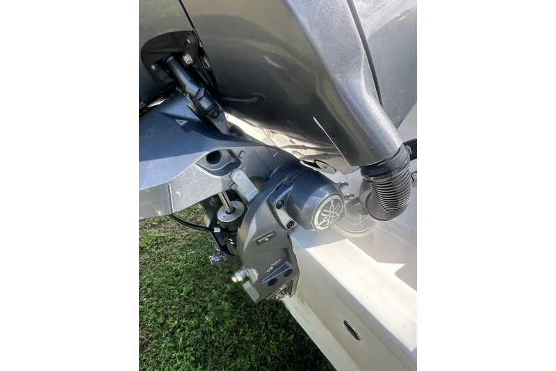 Slide: The Image of Close-up of 2023 Sea Fox 228 Commander boat engine detail. - 9