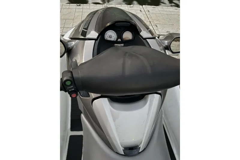 Slide: The Image of 2009 Kawasaki Jet Ski Ultra 260LX dashboard and controls, close-up view. - 4