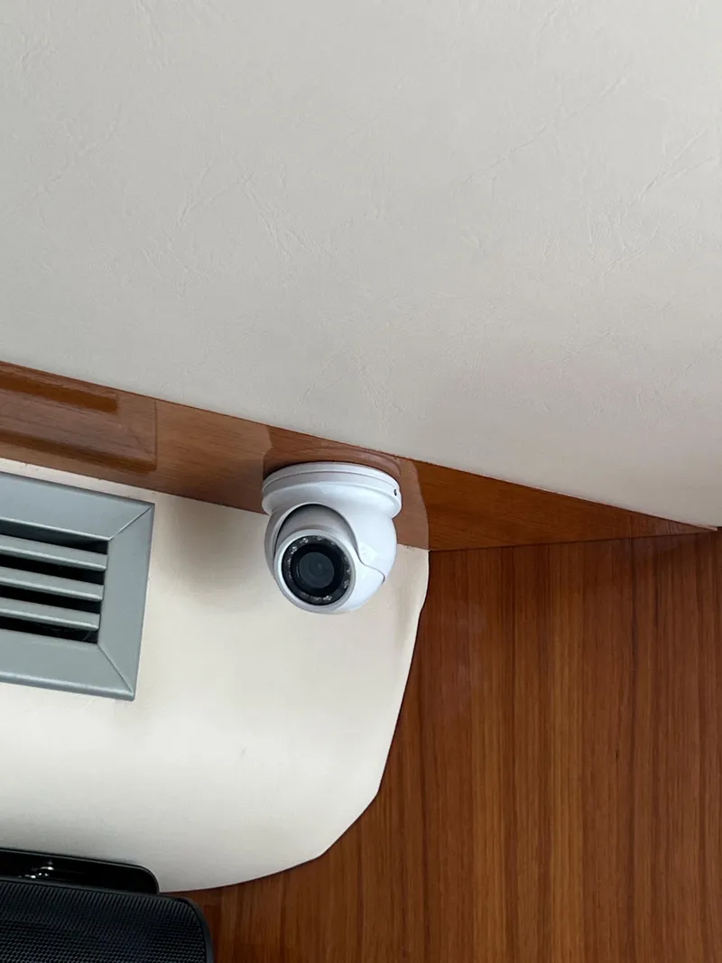 Slide: The Image of FLIR camera on a 2014 Maritimo 470 Offshore Convertible yacht. - 28