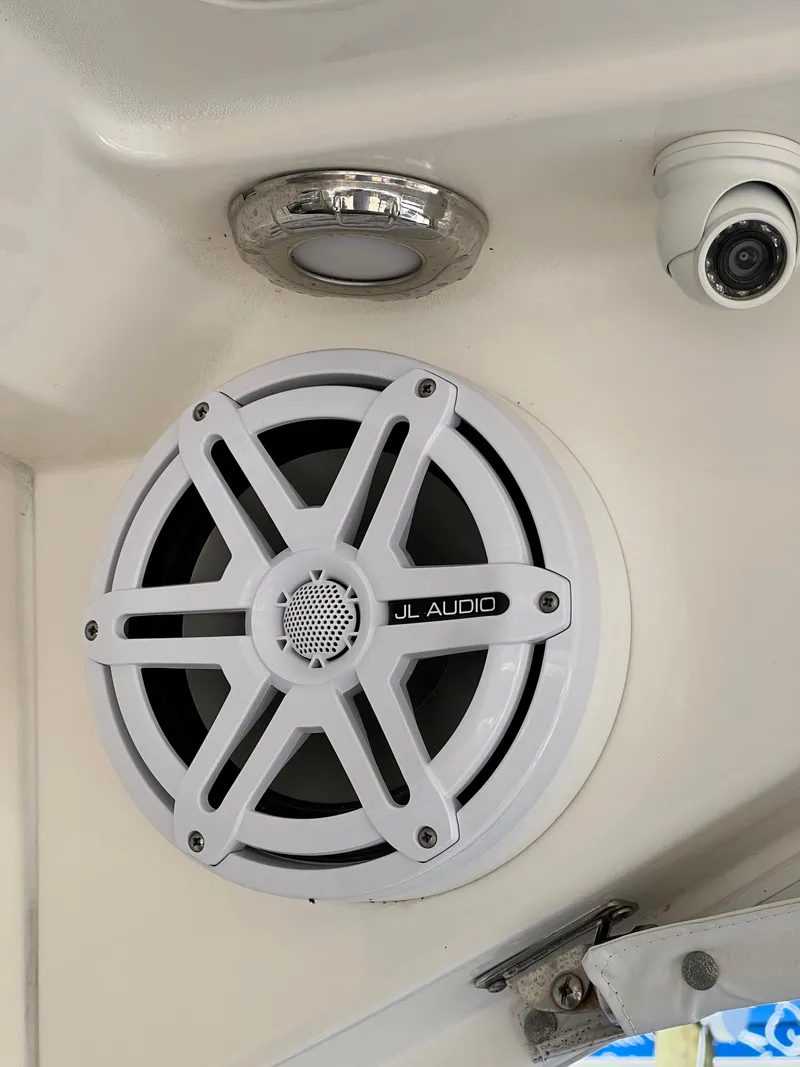 Slide: The Image of Luxurious interior of 2014 Maritimo 470 Offshore Convertible yacht with elegant wood finishes. - 37