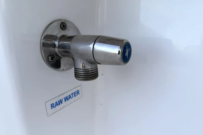 Slide: The Image of Raw water outlet on 2023 Tidewater 2410 Bay Max boat. - 52