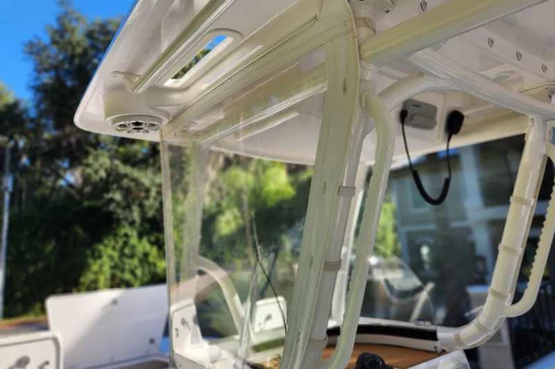 Slide: The Image of 2020 Caymas 28 HB boat with sleek design and modern features. - 38