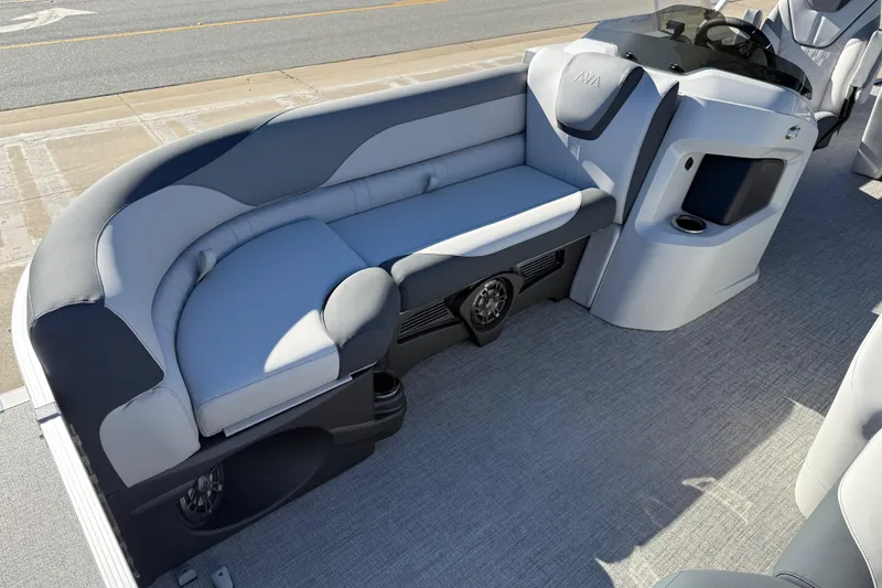 Slide: The Image of 2026 Avalon LSZ Versatile Rear Bench with sleek gray seating and modern design. - 18