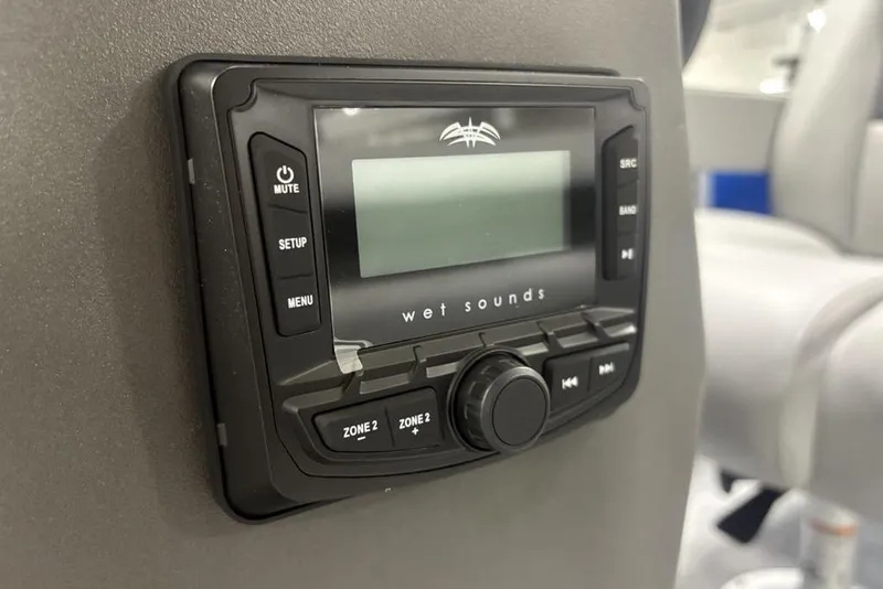 Slide: The Image of Wet Sounds audio system on 2026 Sun Tracker Party Barge 16 DLX. - 15