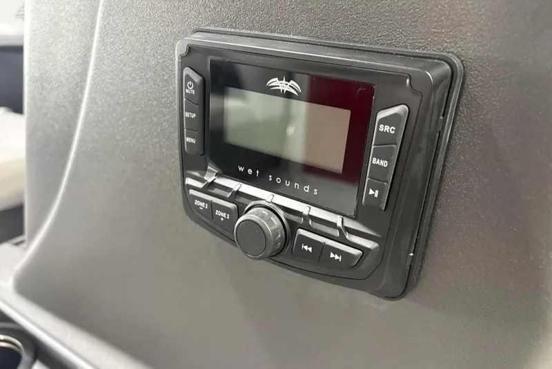 Slide: The Image of Wet Sounds audio system on 2026 Sun Tracker Party Barge 16 DLX. - 8