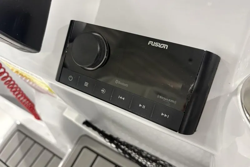 Slide: The Image of Garmin display on 2026 Tidewater 2210 Carolina Bay boat dashboard. - 26