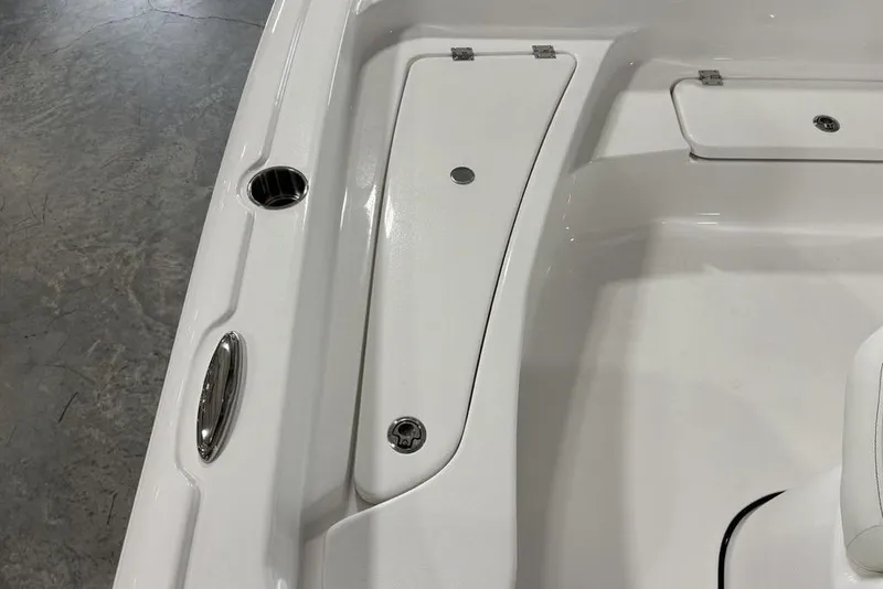 Slide: The Image of Open storage compartment on 2026 Tidewater 2210 Carolina Bay boat. - 8