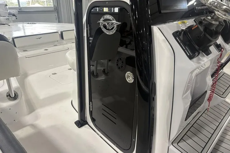 Slide: The Image of 2026 Tidewater 2300 Carolina Bay boat interior with sleek design and modern features. - 22