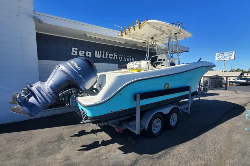 Slide: The Image of 2009 Hydra-Sports 2500 CC boat with Yamaha engine on trailer at Sea Witch Marine. - 2