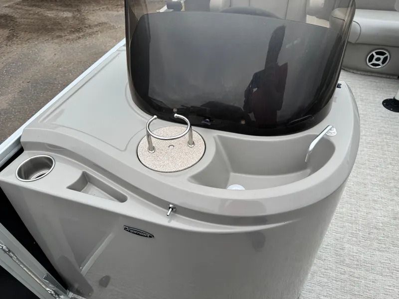 Slide: The Image of Premier 220 Explorer Pontoon 2018 - 19