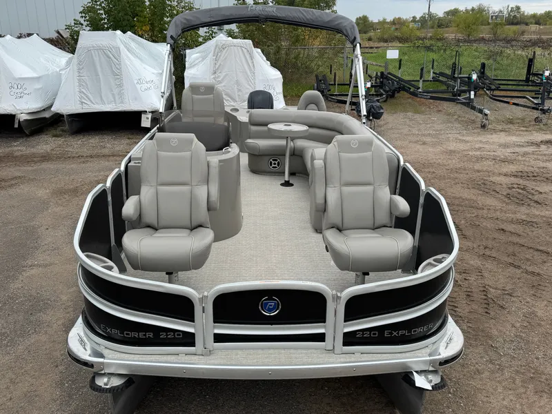 Slide: The Image of Premier 220 Explorer Pontoon 2018 - 9