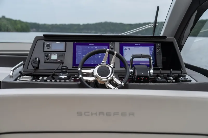 Slide: The Image of Schaefer 375 helm with Mercury engine option - 12