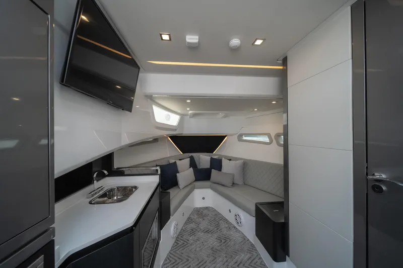 Slide: The Image of Luxurious interior of 2026 Schaefer 375 dark wood option - 20
