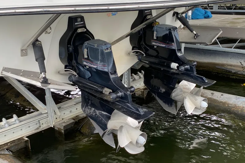 Slide: The Image of 2015 Crownline 335 SS boat with teak deck and "One Step Closer" text. - 10