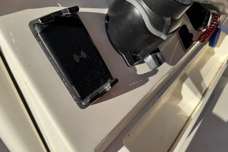 Slide: The Image of Manufacturer Provided Image: 2025 Key West 239 FSR boat with sleek design and comfortable seating. - 17