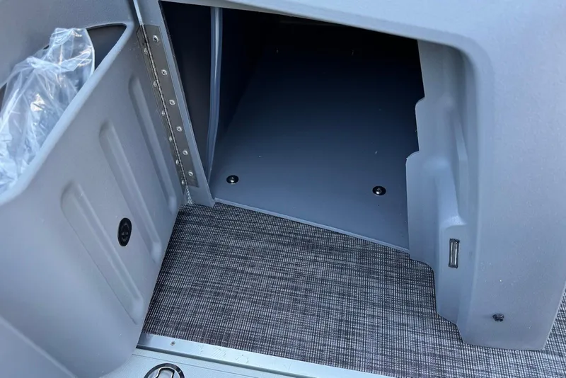 Slide: The Image of Interior storage compartment of 2026 Godfrey SWEETWATER 2286 SFL boat. - 14