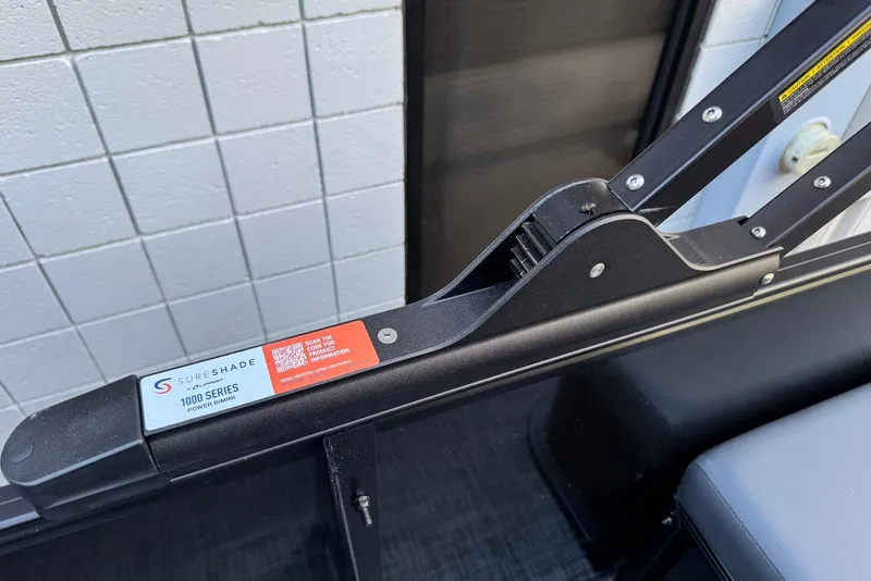 Slide: The Image of SureShade 1000 Series Power Bimini on 2026 Godfrey SWEETWATER 2286 SFL boat. - 36