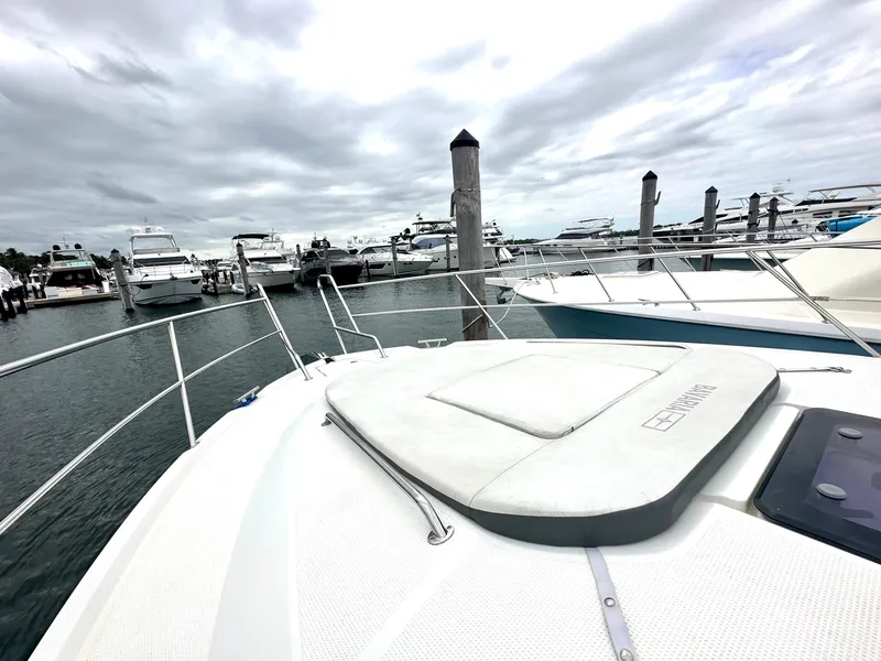 Slide: The Image of Bavaria Sport 360 HT 2016 yacht docked at marina with other boats. - 19