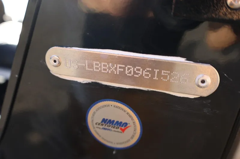Slide: The Image of Hull identification number on 2026 Lund 1800 Explorer Sport boat. - 39