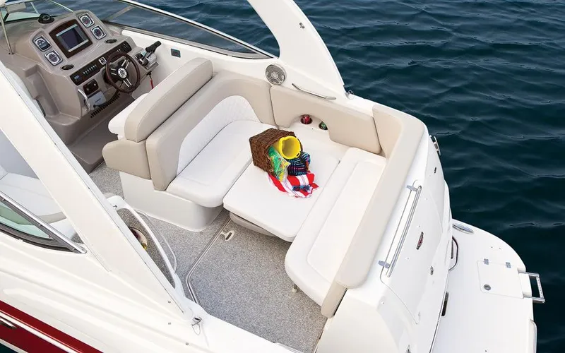 Slide: The Image of Manufacturer Provided Image: 2016 Chaparral 290 Signature boat interior with seating and accessories. - 43