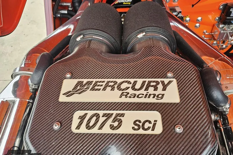 Slide: The Image of Engine of 2008 Eliminator 36 Daytona Coupe with Mercury Racing 1075 SCI. - 100