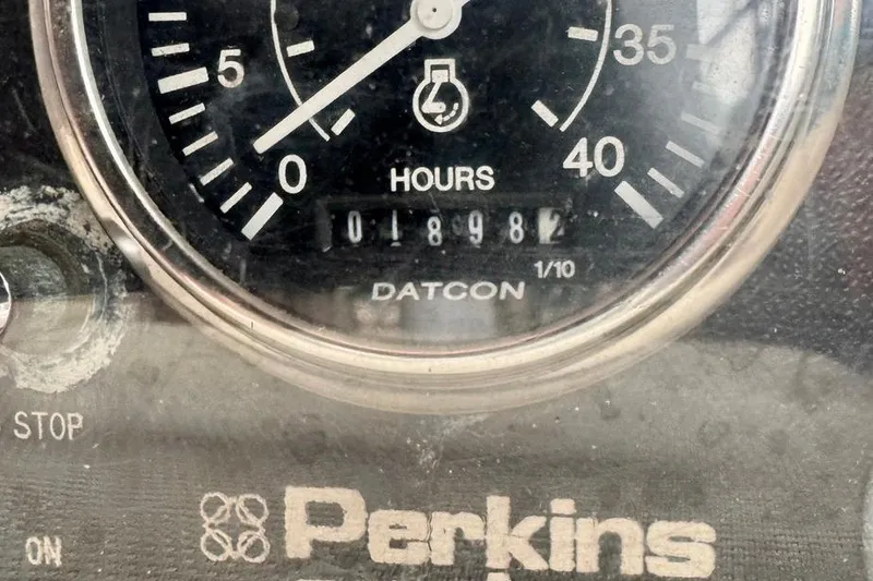 Slide: The Image of Hour meter reading 1898.2 on a 1981 Bristol 45.5 Aft Cockpit boat. - 44
