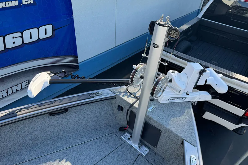 Slide: The Image of 2026 Lund 2075 Fisherman boat with Minn Kota trolling motor and anchor system. - 8