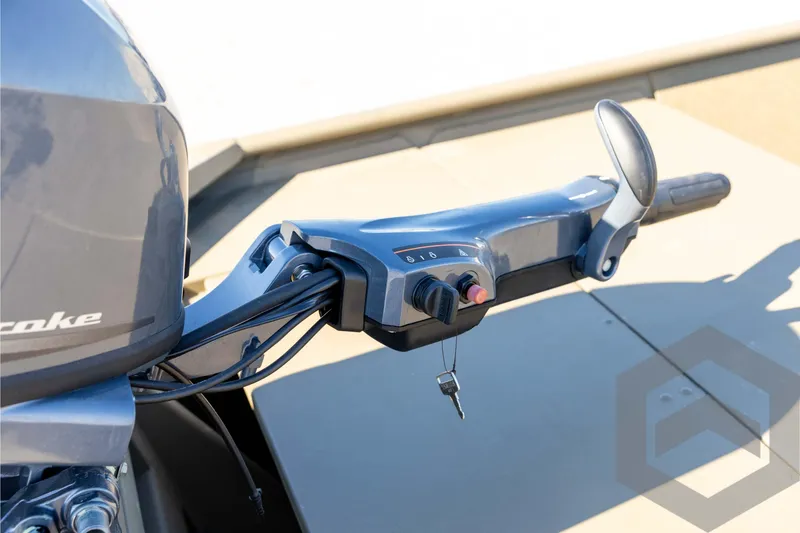 Slide: The Image of 2026 G3 1652 VBW boat motor control panel with key ignition. - 31