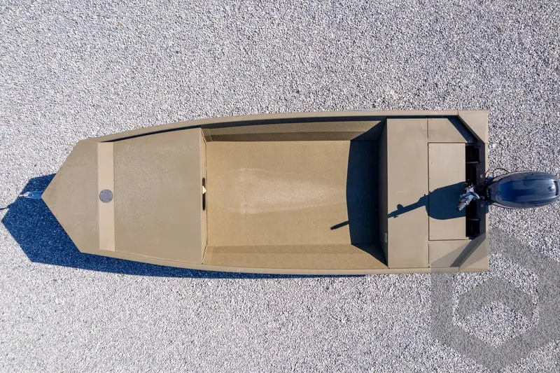 Slide: The Image of Top view of 2026 G3 1652 VBW boat on gravel surface. - 38