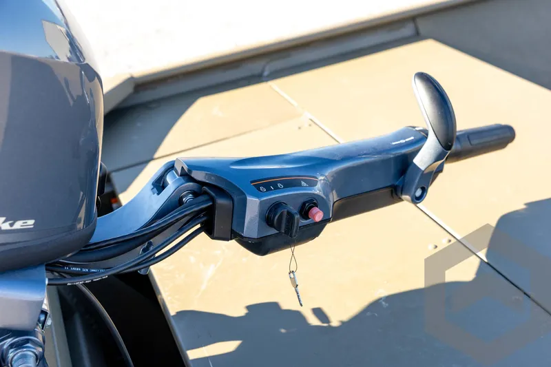 Slide: The Image of Close-up of 2026 G3 1652 VBW boat throttle control on a sunny day. - 34