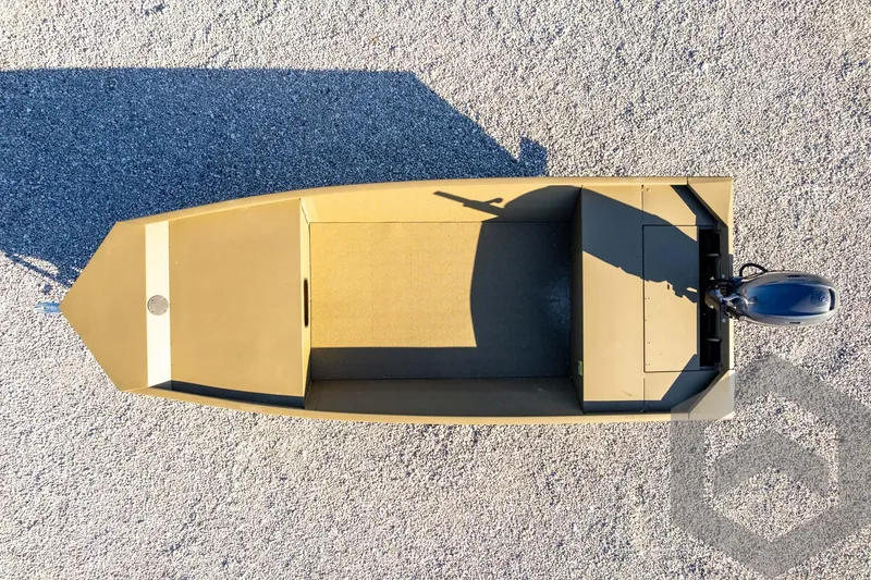 Slide: The Image of Top view of 2026 G3 1652 VBW boat on gravel surface. - 43