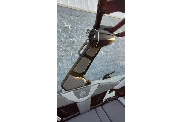 Slide: The Image of 2026 Tigé Z3 boat interior with sleek speaker system and modern upholstery design. - 13