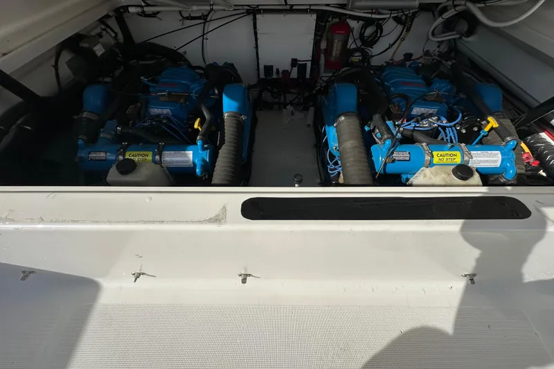 Slide: The Image of Engine compartment of a 1999 Tiara Yachts 3500 Open - 35