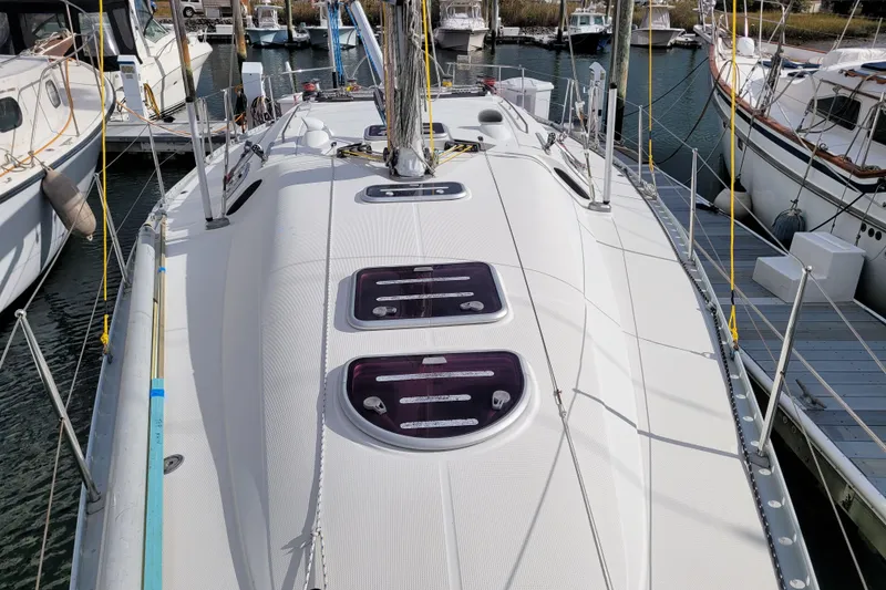 Slide: The Image of 1996 Beneteau First 42s7 Pad Eye for an Inner Forestay - 24