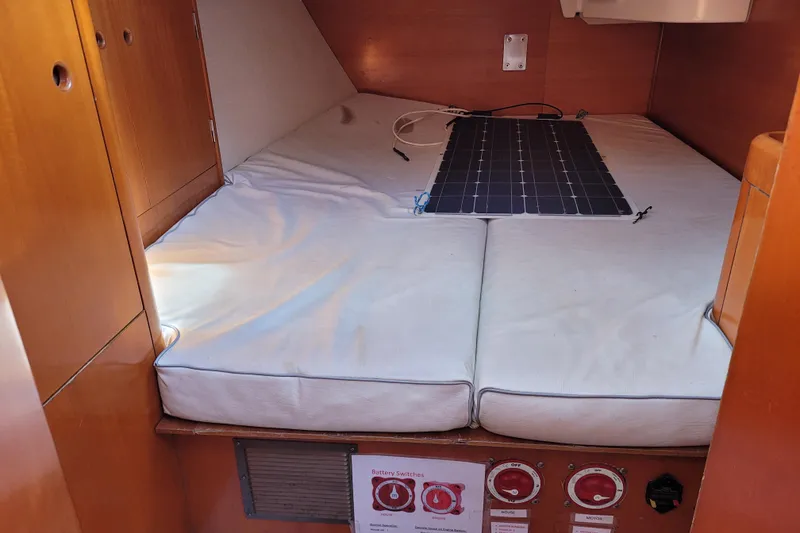 Slide: The Image of Wooden cabinet interior of 1996 Beneteau First 42s7 sailboat. - 52