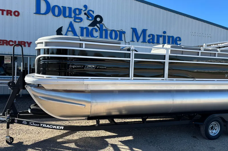 The Image of 2026 Sun Tracker SportFish 22 XP3 pontoon boat at Doug's Anchor Marine. - 0