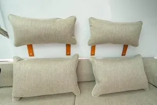 Slide: The Image of 2023 Axopar 37 dashboard with Simrad navigation and engine display screens. - 21