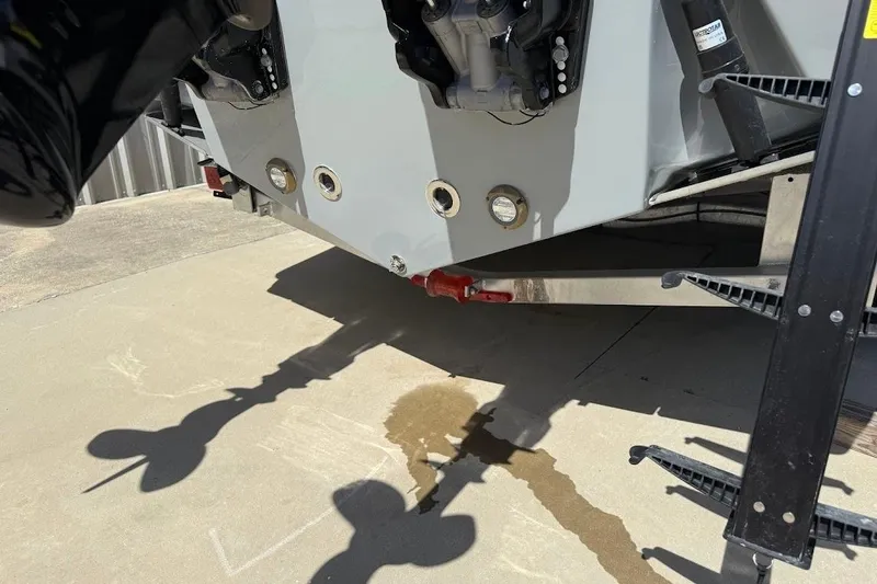 Slide: The Image of Rear view of 2026 Sea Pro 262 Offshore boat on a trailer. - 8