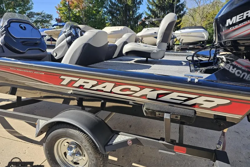 Slide: The Image of 2018 Tracker Pro Team 175 TXW boat on trailer, 40th Anniversary Edition. - 33