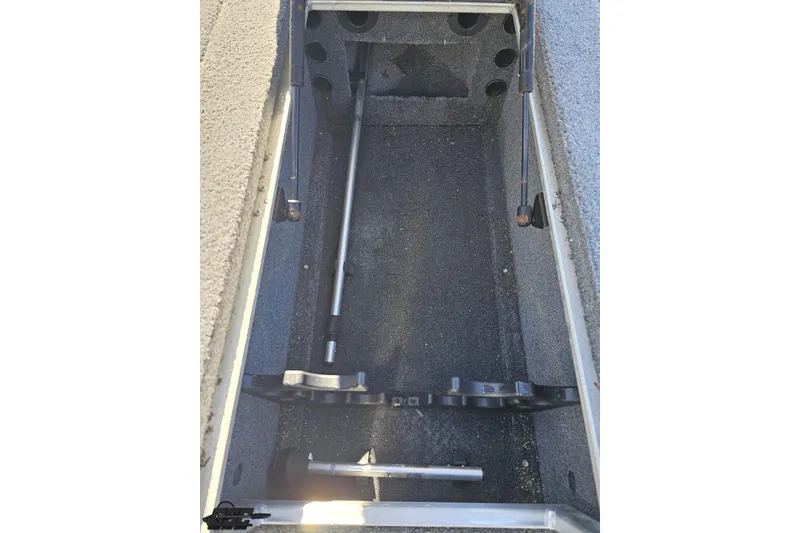 Slide: The Image of 2018 Tracker Pro Team 175 TXW storage compartment interior view. - 57