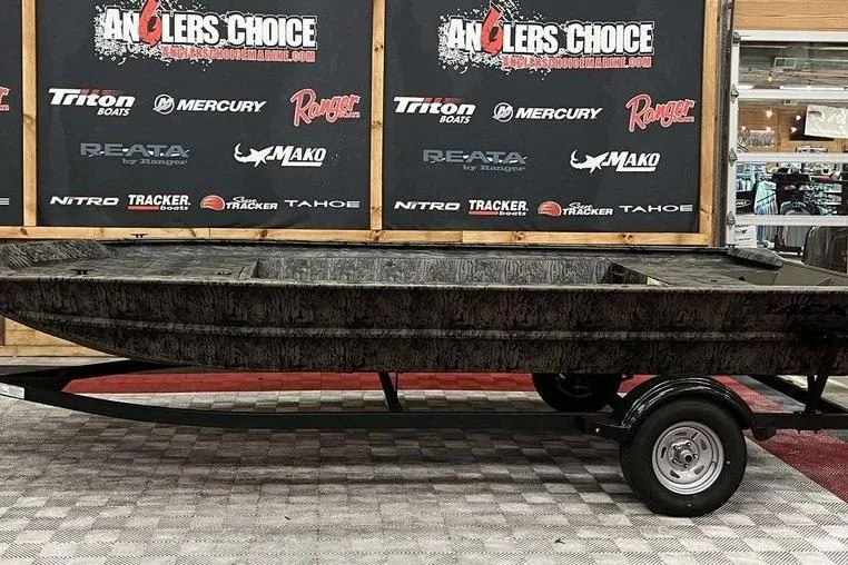 The Image of 2026 Tracker Grizzly 1860 Utility boat on display at Angler's Choice event. - 1