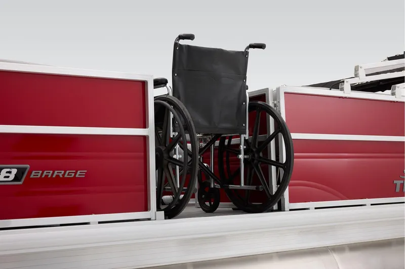 Slide: The Image of Manufacturer Provided Image: 2026 Sun Tracker Party Barge 18 DLX with wheelchair accessibility feature. - 51