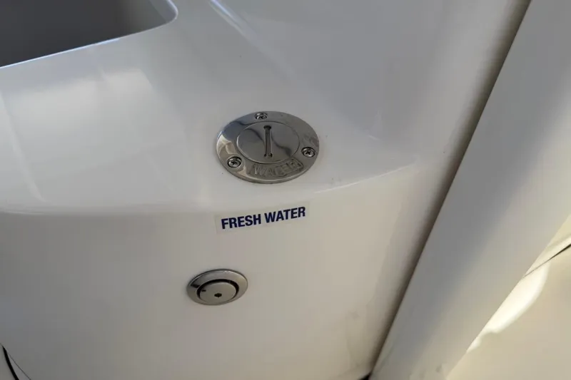 Slide: The Image of 2026 Key West 239 FSR boat fresh water access point. - 44