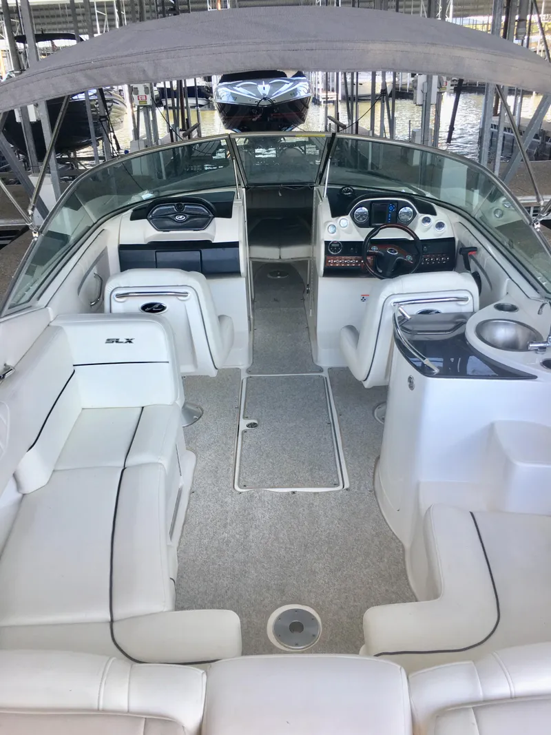 Slide: The Image of Engine compartment of a 2006 Sea Ray 270 SLX with MerCruiser 6.2 MPI engine. - 2