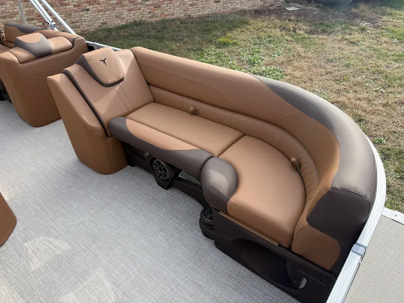 Slide: The Image of Tahoe LTZ CRB 2385 Cruise Rear Bench Pontoon $35995 2025 - 10