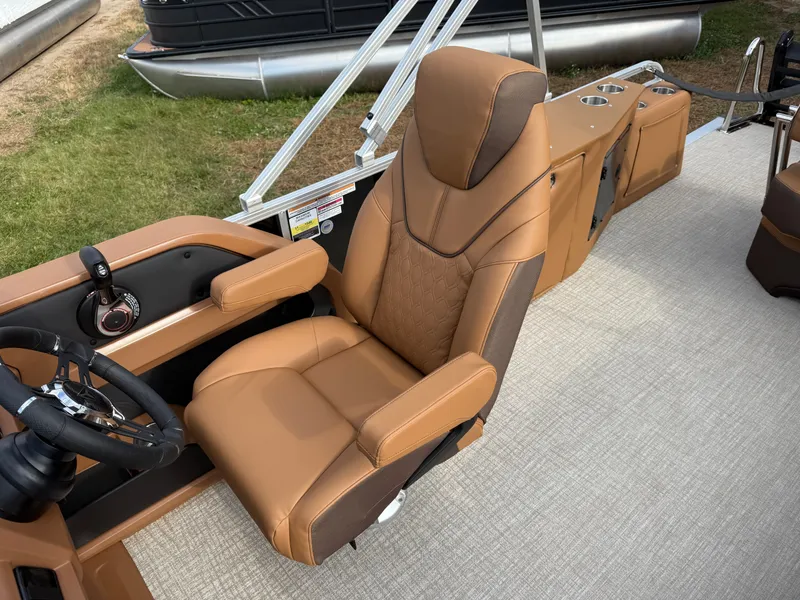 Slide: The Image of Tahoe LTZ CRB 2385 Cruise Rear Bench Pontoon $35995 2025 - 12