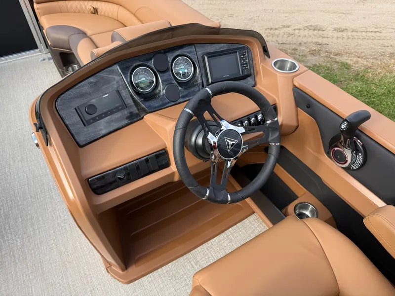 Slide: The Image of Tahoe LTZ CRB 2385 Cruise Rear Bench Pontoon $35995 2025 - 13