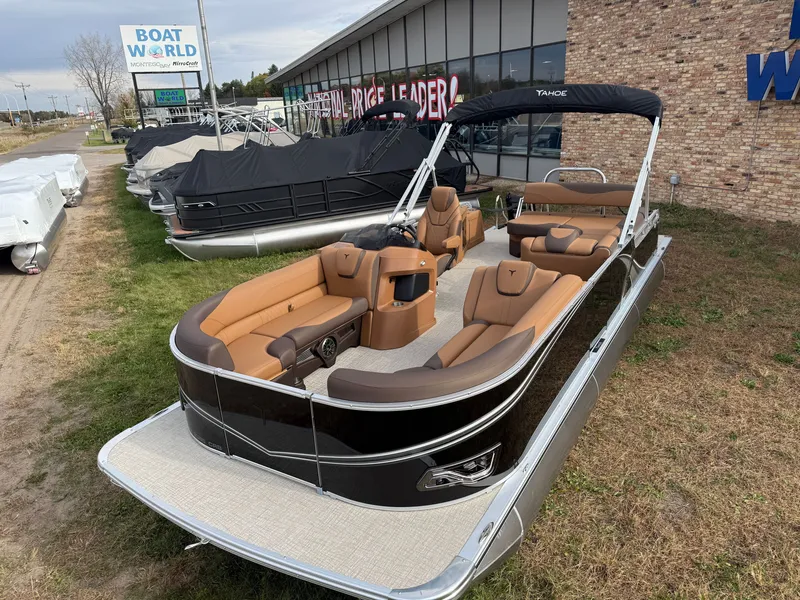 Slide: The Image of Tahoe LTZ CRB 2385 Cruise Rear Bench Pontoon $35995 2025 - 2