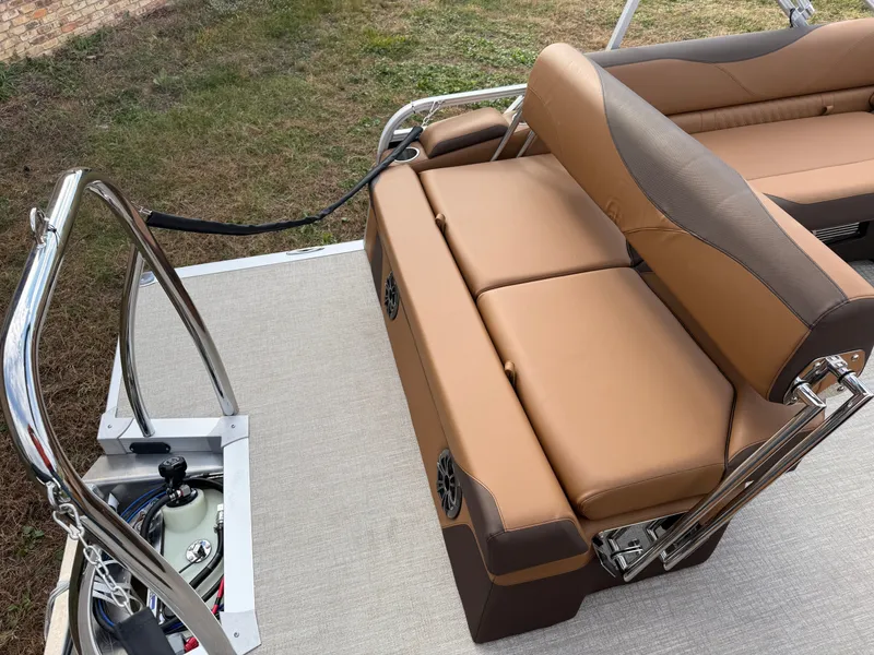 Slide: The Image of Tahoe LTZ CRB 2385 Cruise Rear Bench Pontoon $35995 2025 - 21