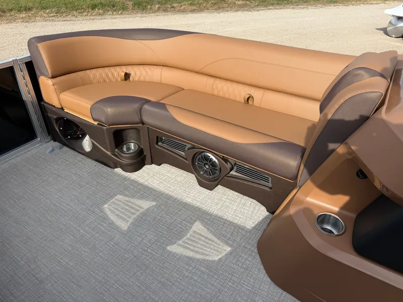 Slide: The Image of Tahoe LTZ CRB 2385 Cruise Rear Bench Pontoon $35995 2025 - 30